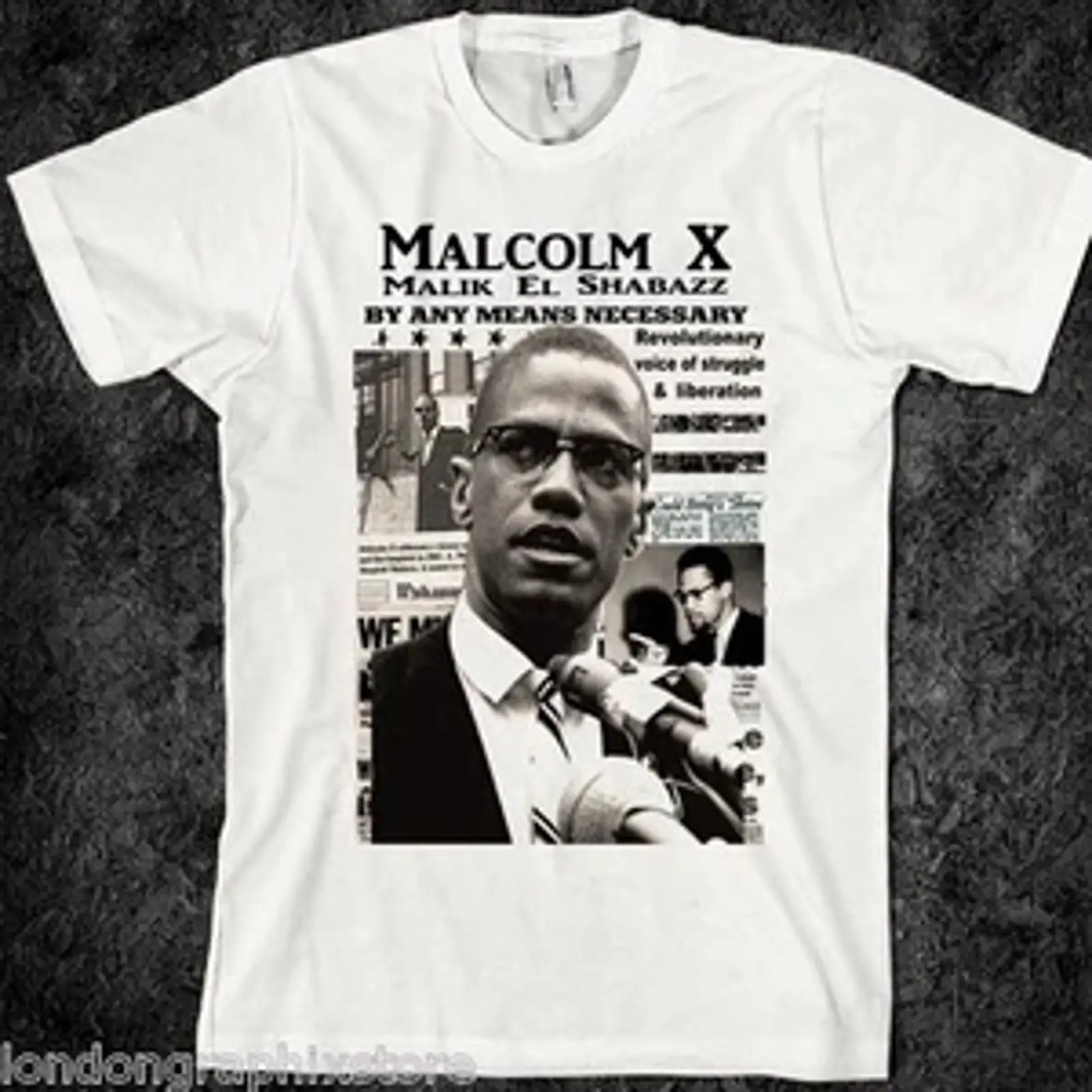 Men'S Fashion History - Kaos Malcolm X Black History Lives