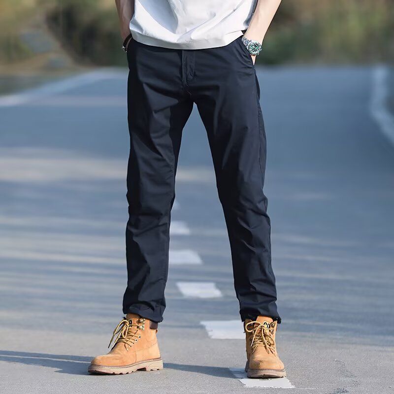 Mens Fashion Cargo Pants - Celana Kasual Pria Model Lurus Longgar