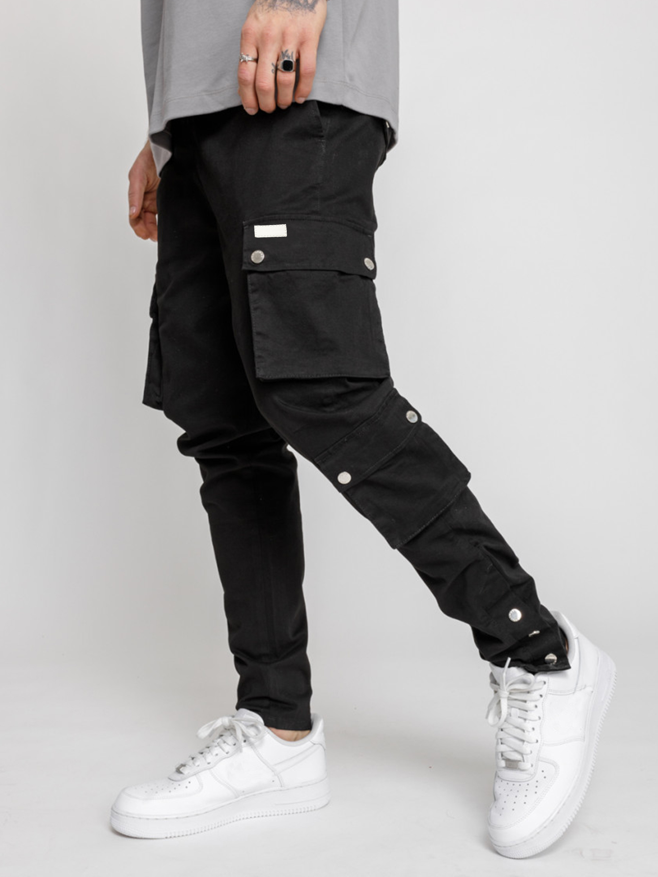 Mens Fashion Cargo Pants - Celana kerja pria musim gugur baru
