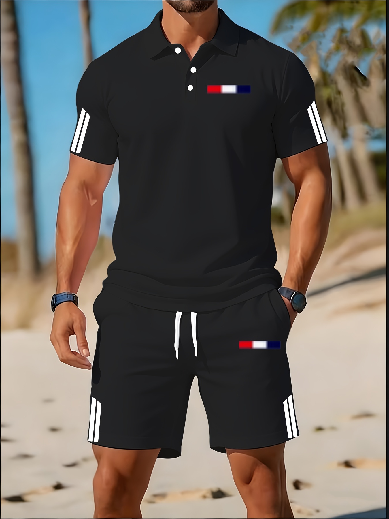 Men'S Fashion Clothing - Set Kaos Polo Pria Musim Panas