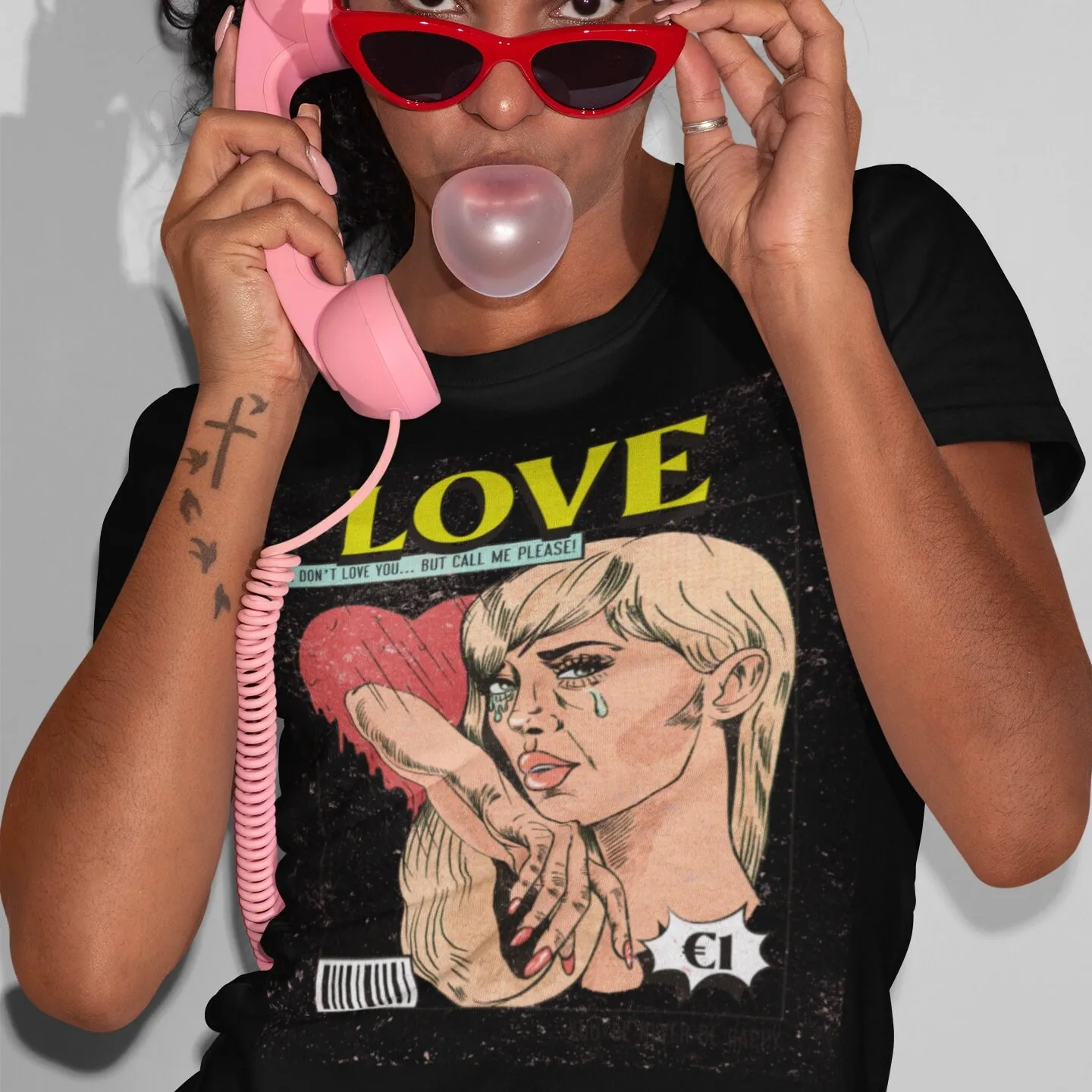 Men'S Fashion 70S - Kaos Love Retro Vibe I Don't