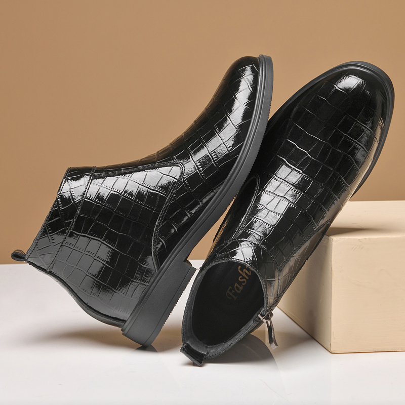 Men'S Fashion Formal - Sepatu Chelsea Pria Modis dengan Ujung