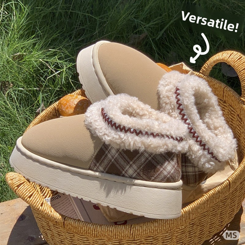 Men Fashion Elegant - Sandal Rumah Berbulu Tebal 2026 untuk