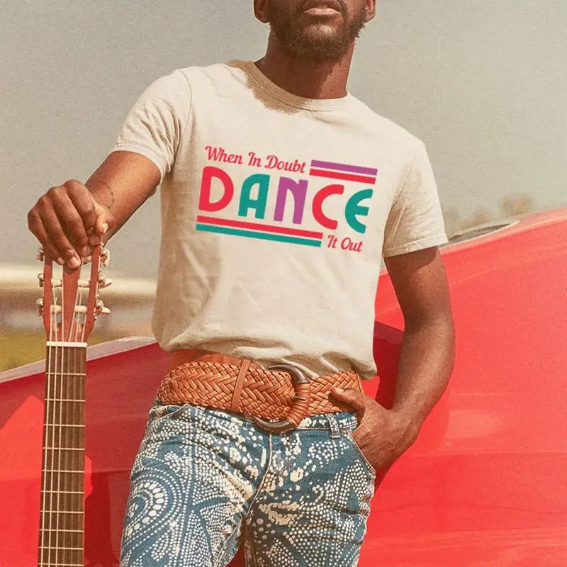 Men'S Fashion 70S - Ketika Merasa Ragu, Menari-Menari Saja! Kaos