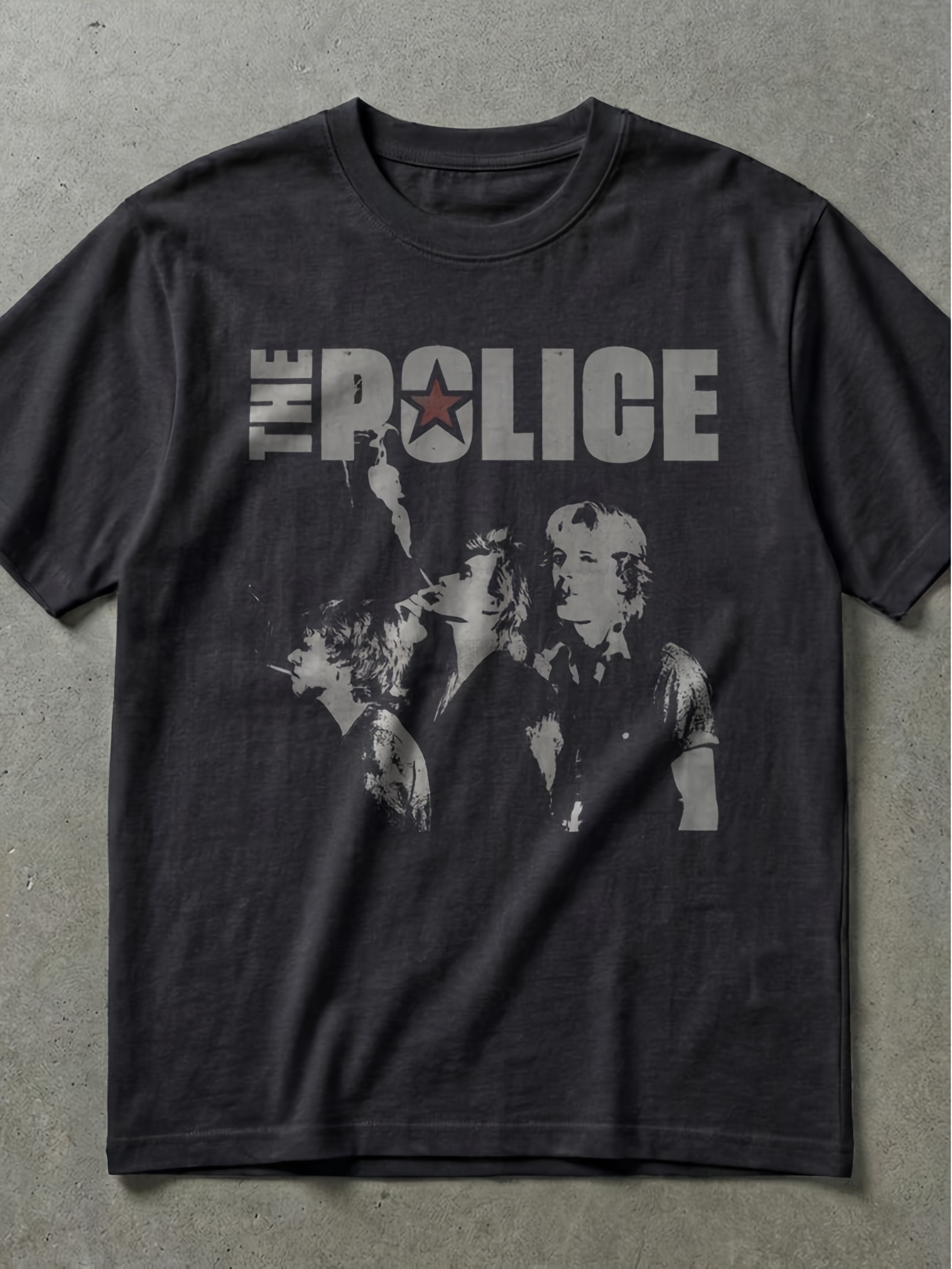 Men'S Fashion 70S - Kaus Retro The Poli Band Pria