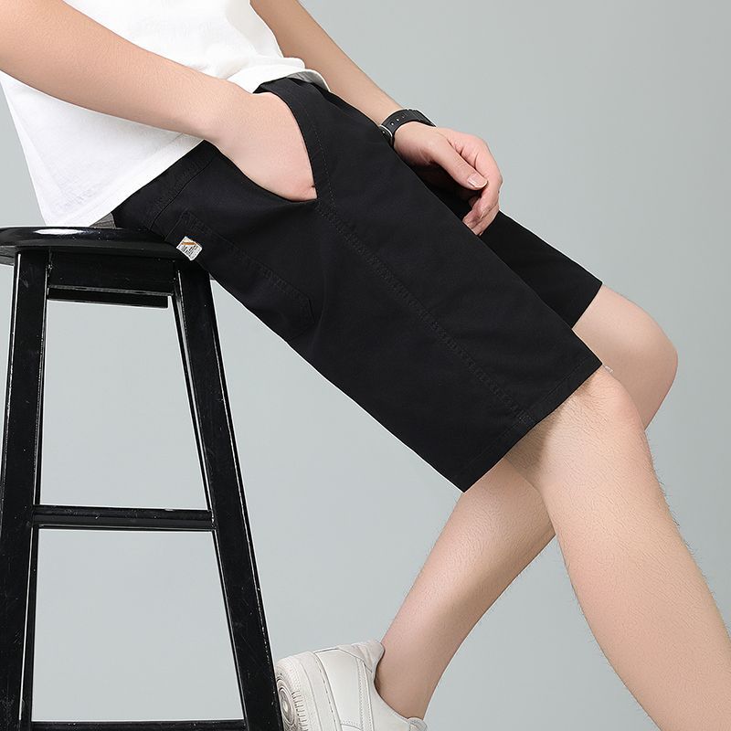 Men'S Fashion Deals - GELITAYIN Celana Pendek Katun Pria dengan