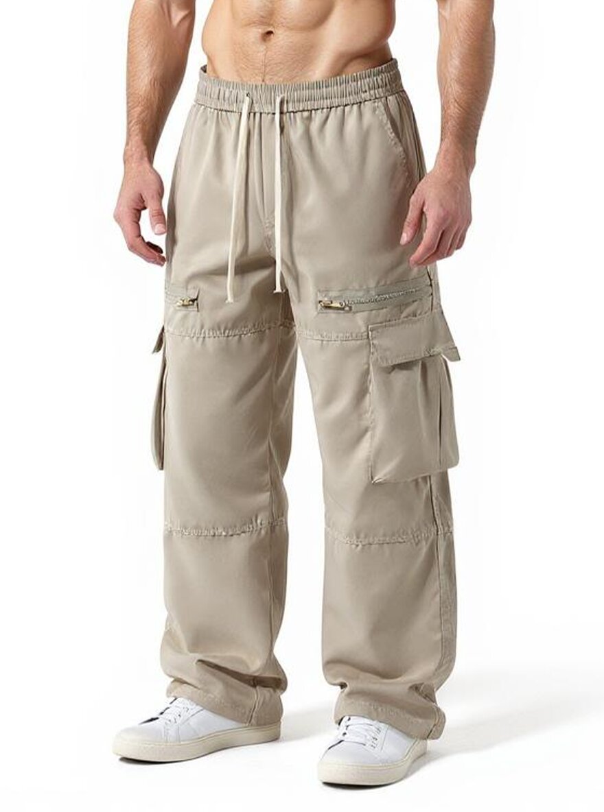 Mens Fashion Cargo Pants - Celana kargo pria musim semi dan