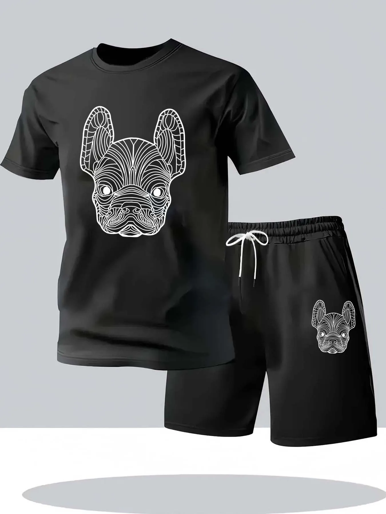 Men'S Fashion Formal - Setelan Kaos Lengan Pendek dan Celana