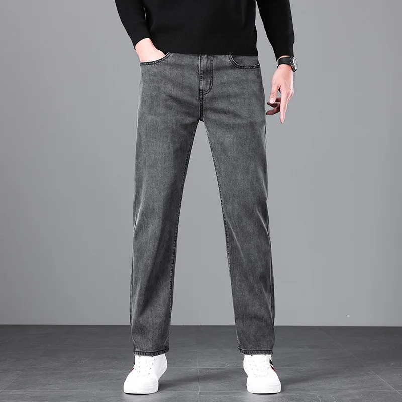 Men'S Fashion With Baggy Jeans - Celana panjang Denim kasual nyaman pria,