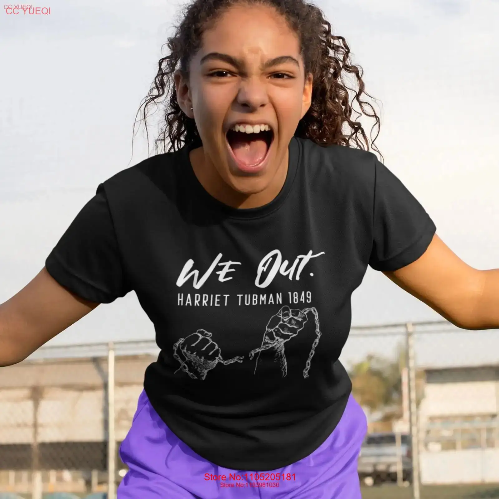 Men'S Fashion History - Kaos We Out Harriet Tubman dengan
