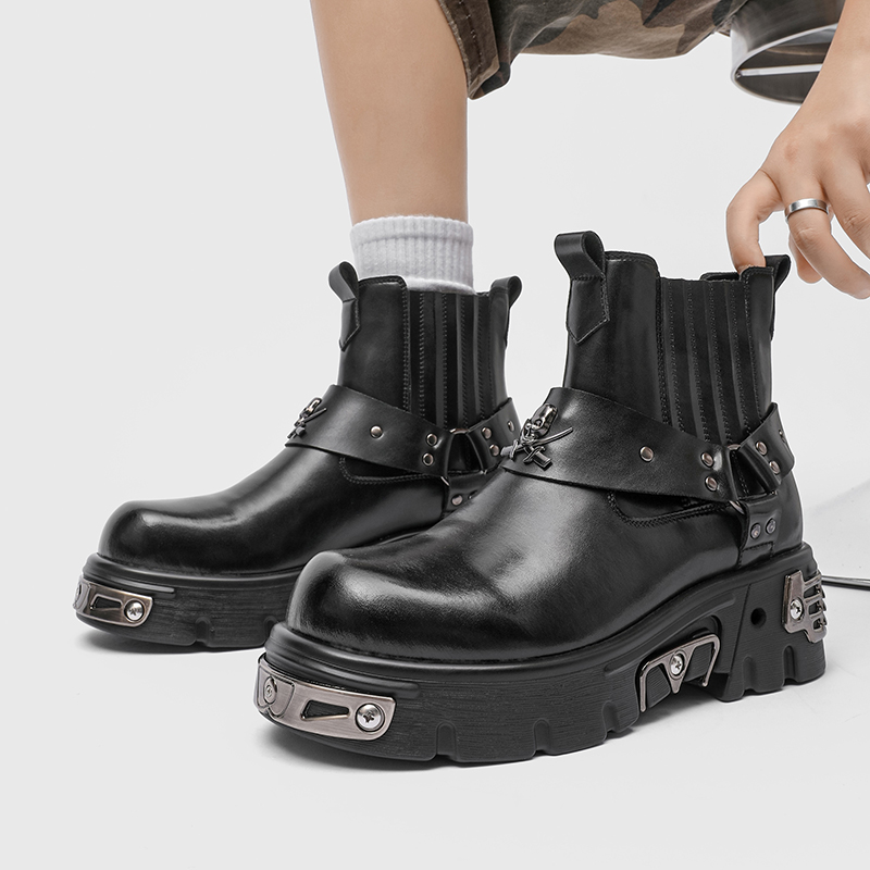 Paris Fashion Men - Sepatu Pria Punk Trendi Paris Desain