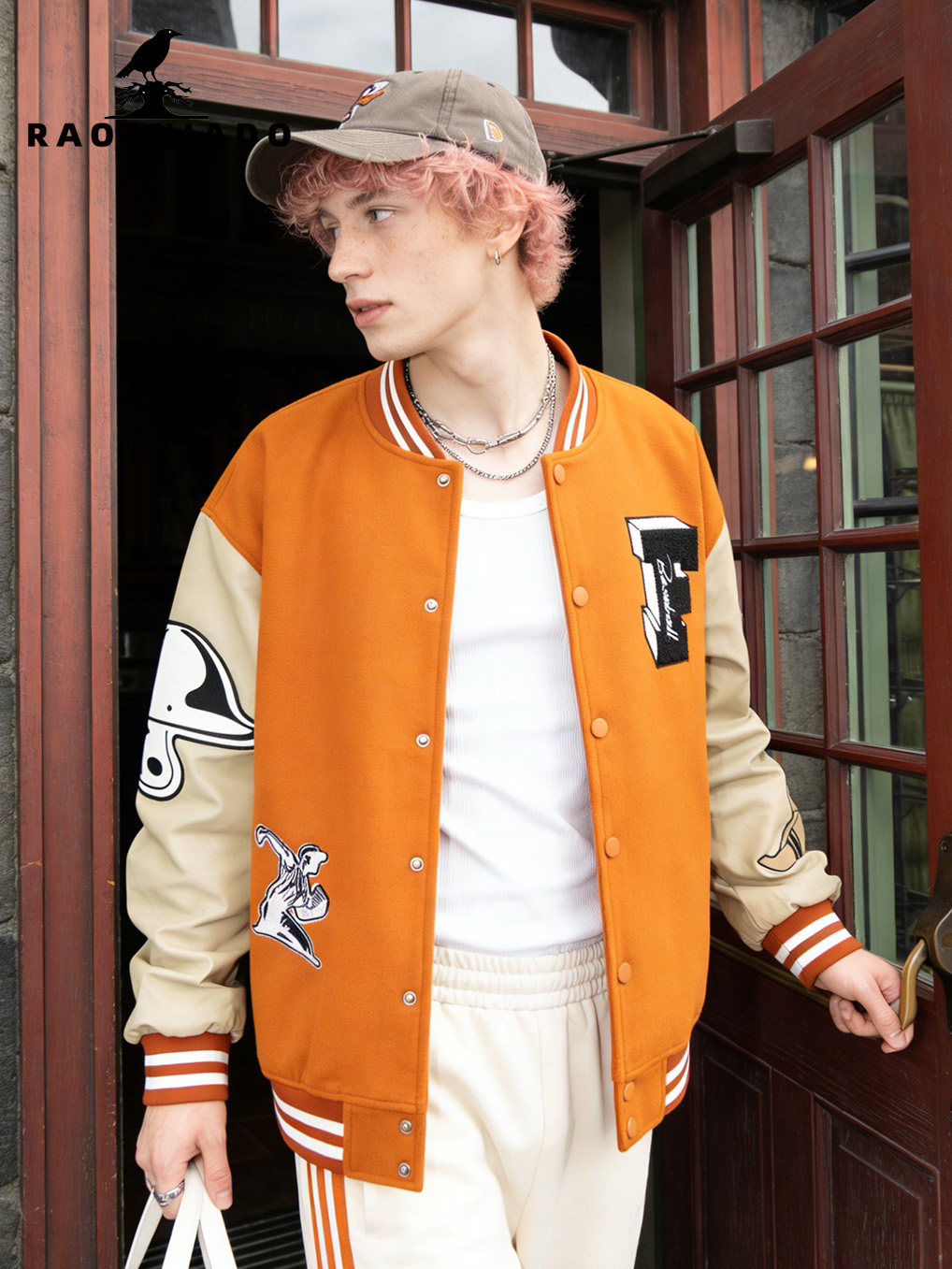 Varsity Jacket Letterman - Jaket Varsity Pria Vintage Seragam Baseball