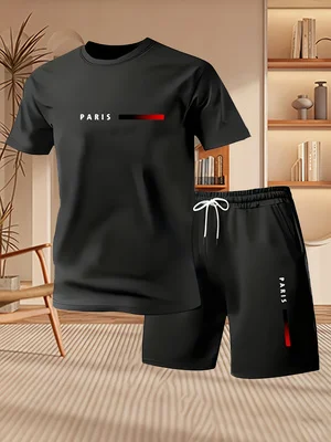 Paris Fashion Men - 2026 Setelan 2-Potong Pakaian Olahraga Musim