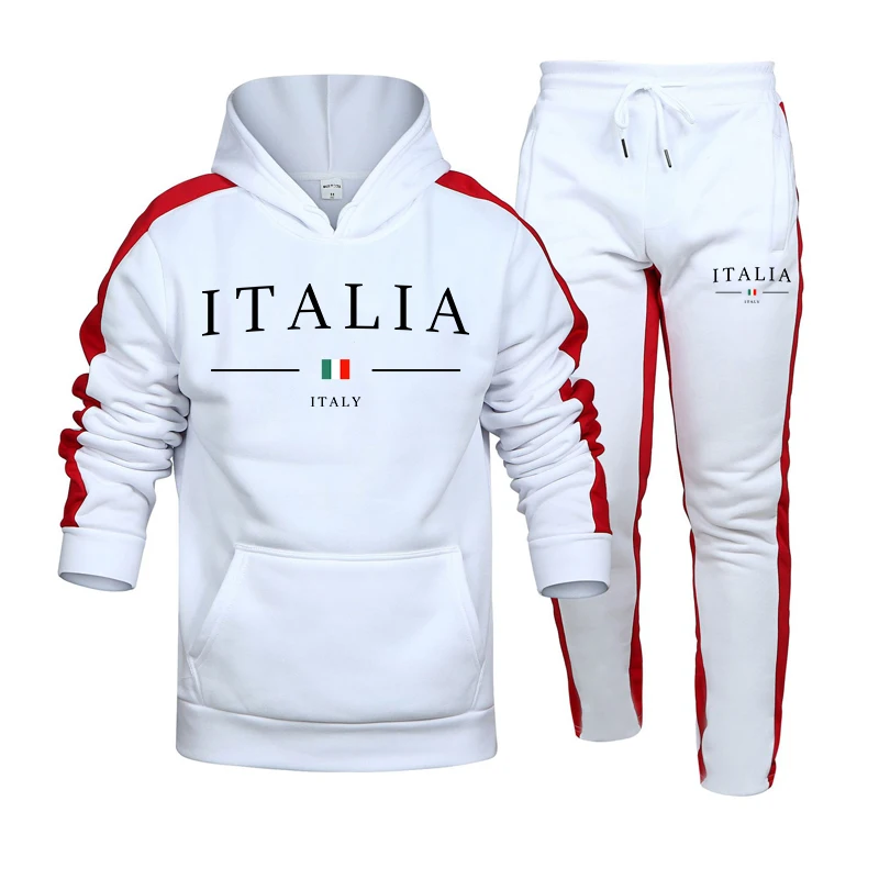 Mens Fashion Suits - Setelan Training Pria 2 Pcs, Pakaian
