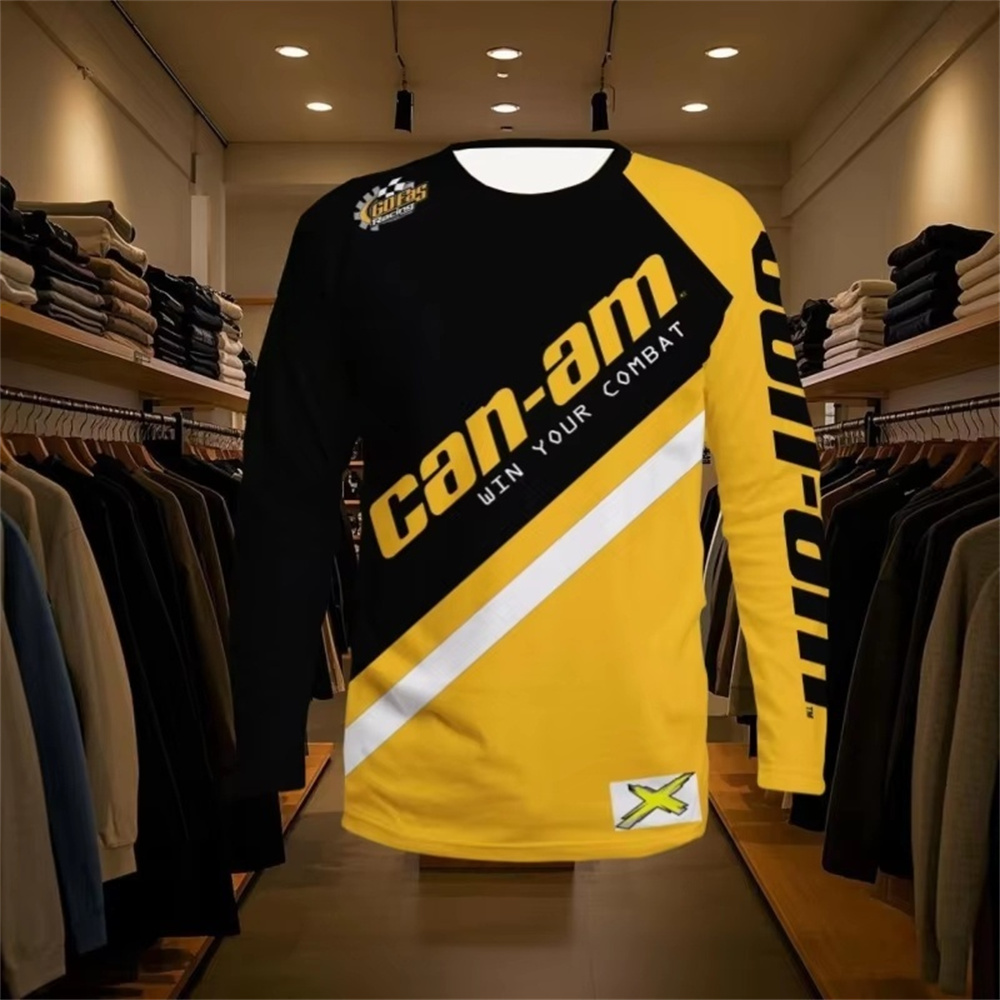 Mens Fashion Wear - Kaos Lengan Panjang Leher Bulat untuk