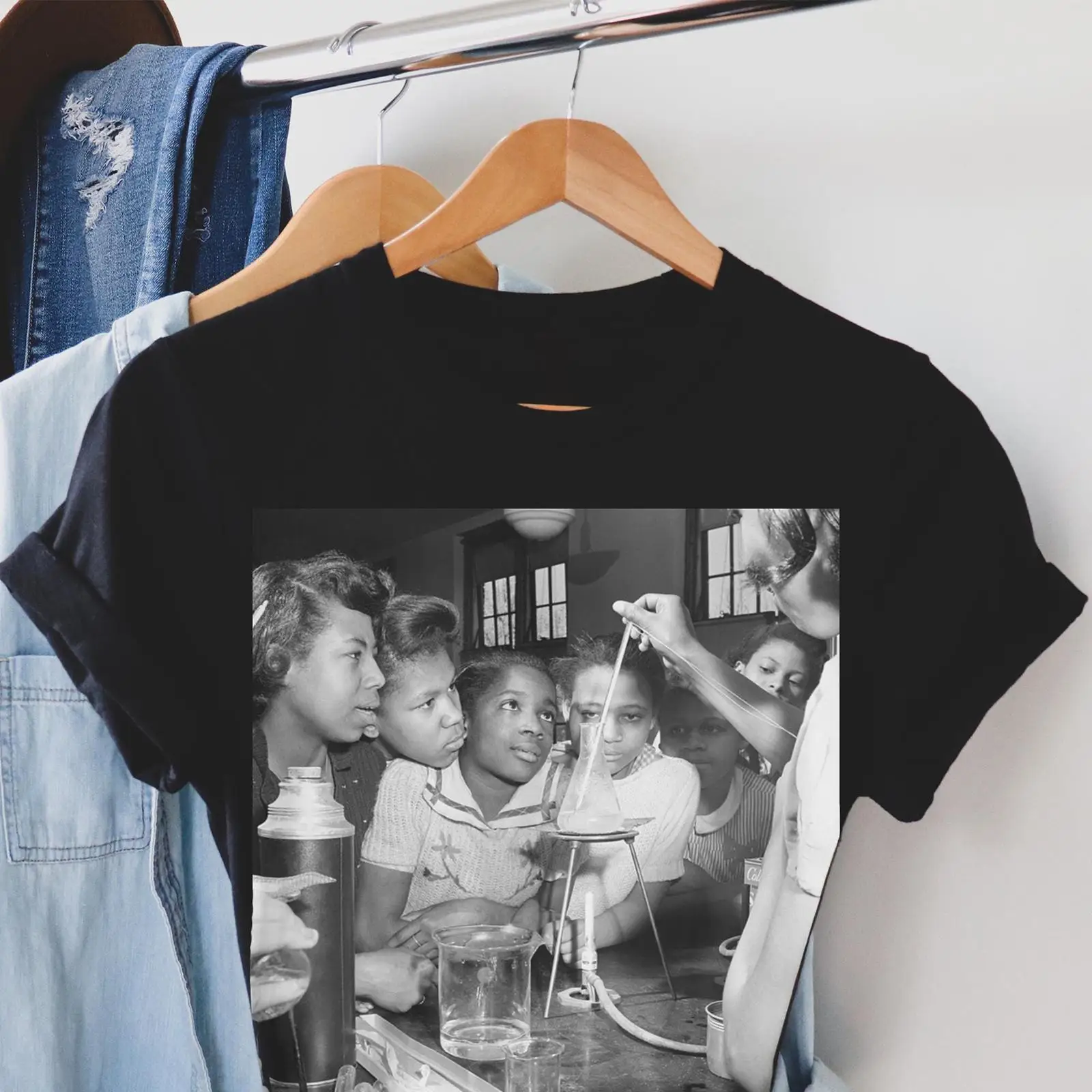 Men'S Fashion History - Kaos Black Girls in Science Class