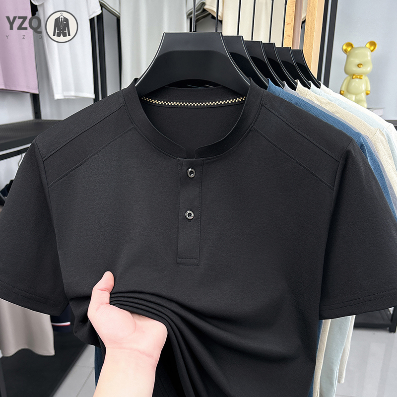 Kaos Henley Pria 2026 Desain K - Mens Fashion Wear ulasan dan harga