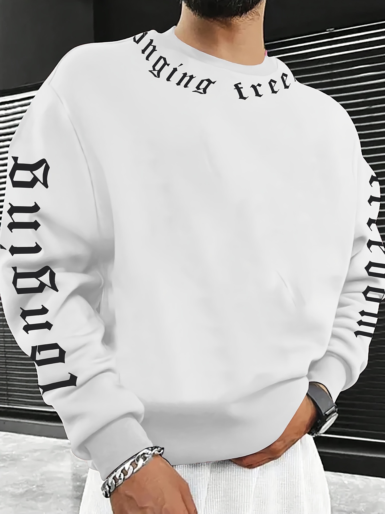 Sweatshirt Pria Berkerah Bulat - Men'S Fashion Clothing ulasan dan harga