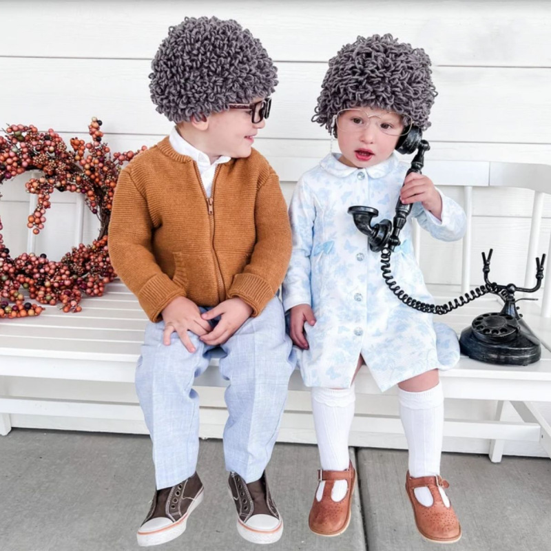 Topi Wig Rambut Keriting untuk - Beanie Winter Hat ulasan dan harga