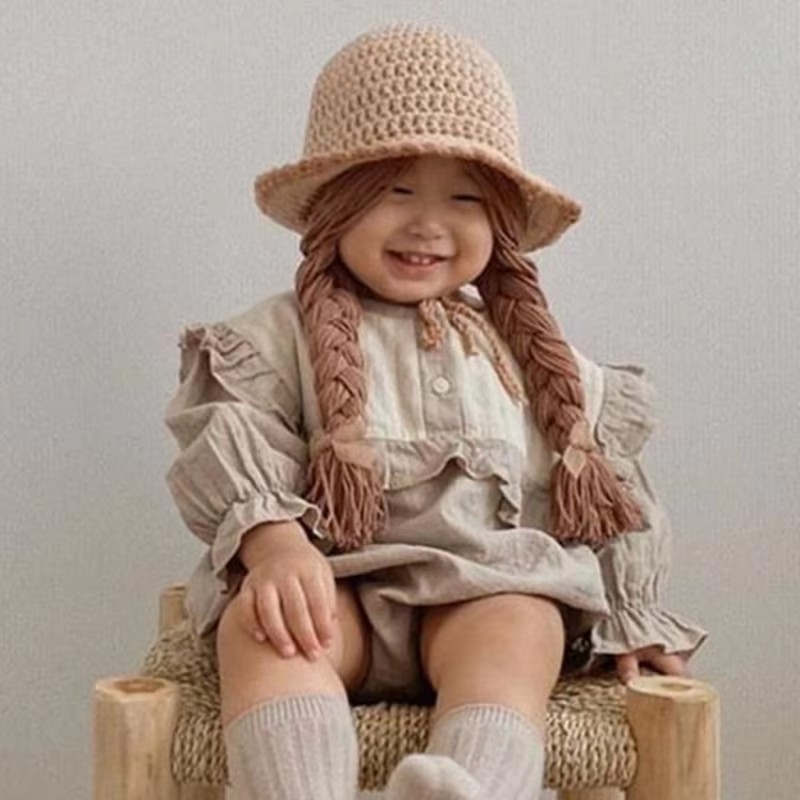 Topi Wig Rambut Keriting untuk - Beanie Winter Hat ulasan dan harga