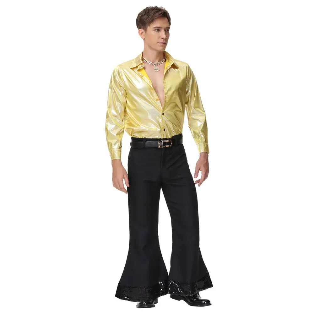 Pakaian Nostalgia Hippie Disko - Men'S Fashion 70S ulasan dan harga