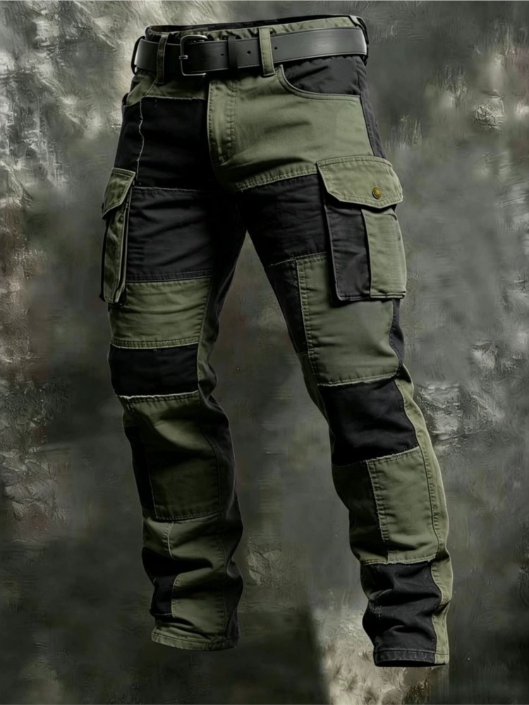 Celana Kargo Pria Katun Khaki  - Mens Fashion Cargo Pants ulasan dan harga