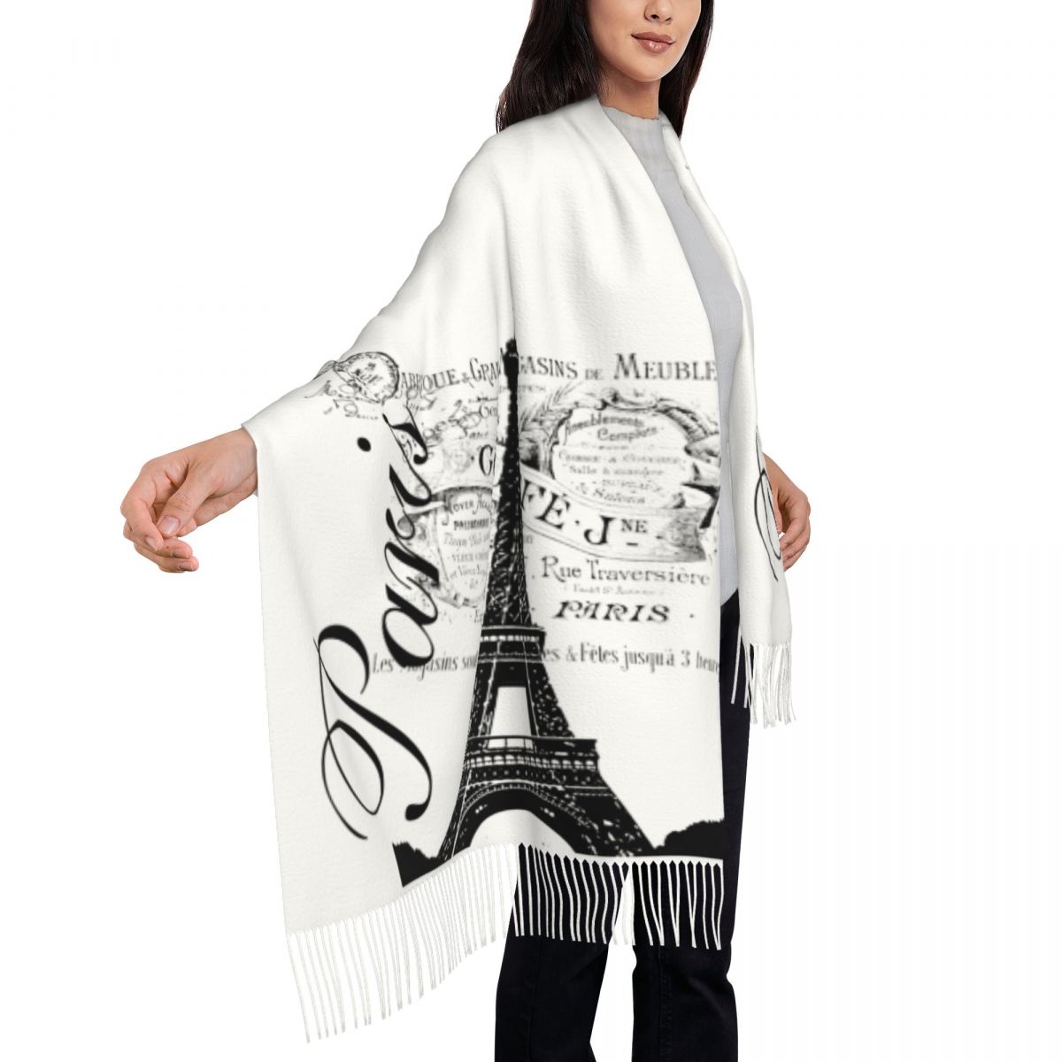 Kustom dicetak Vintage Menara  - Paris Fashion Men ulasan dan harga