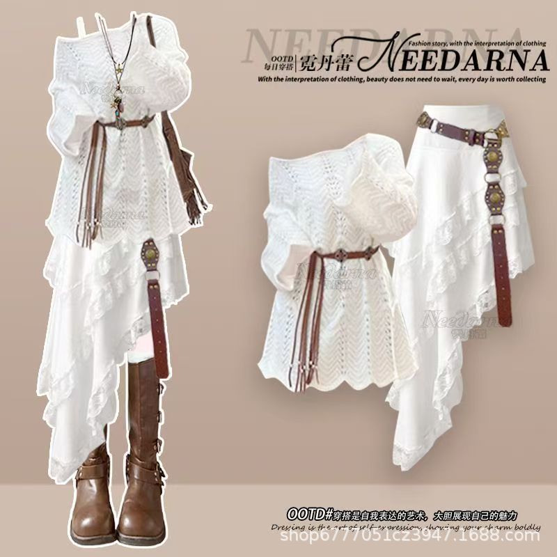 Set Dua Potong Wanita Elegan:  - Men Fashion Elegant ulasan dan harga