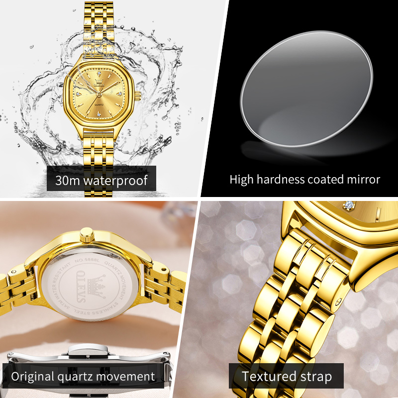 Jam Tangan Wanita OLEVS 5888 E - Men Fashion Elegant ulasan dan harga