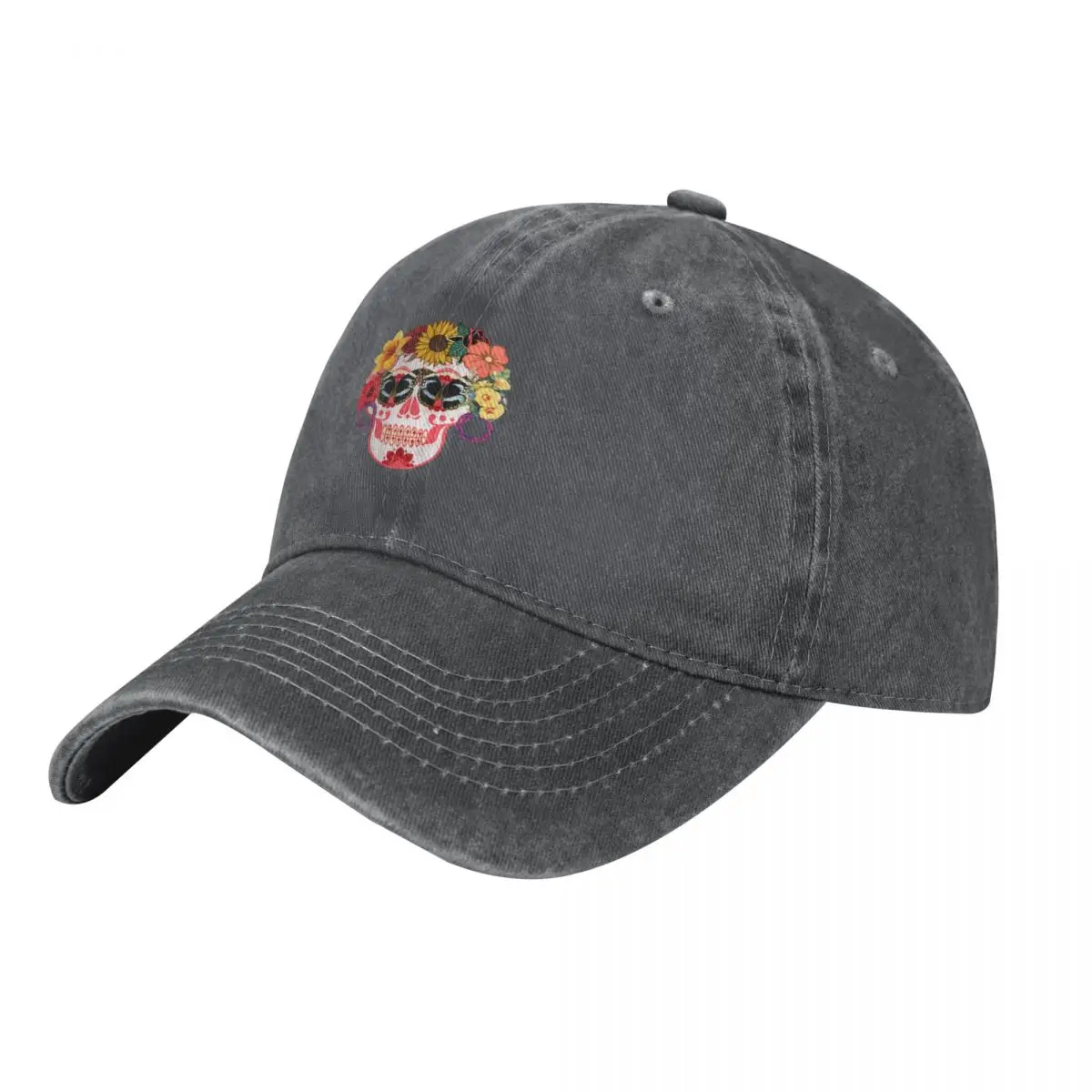Topi Bisbol Flowery Sugarskull - Men'S Fashion Outlets ulasan dan harga