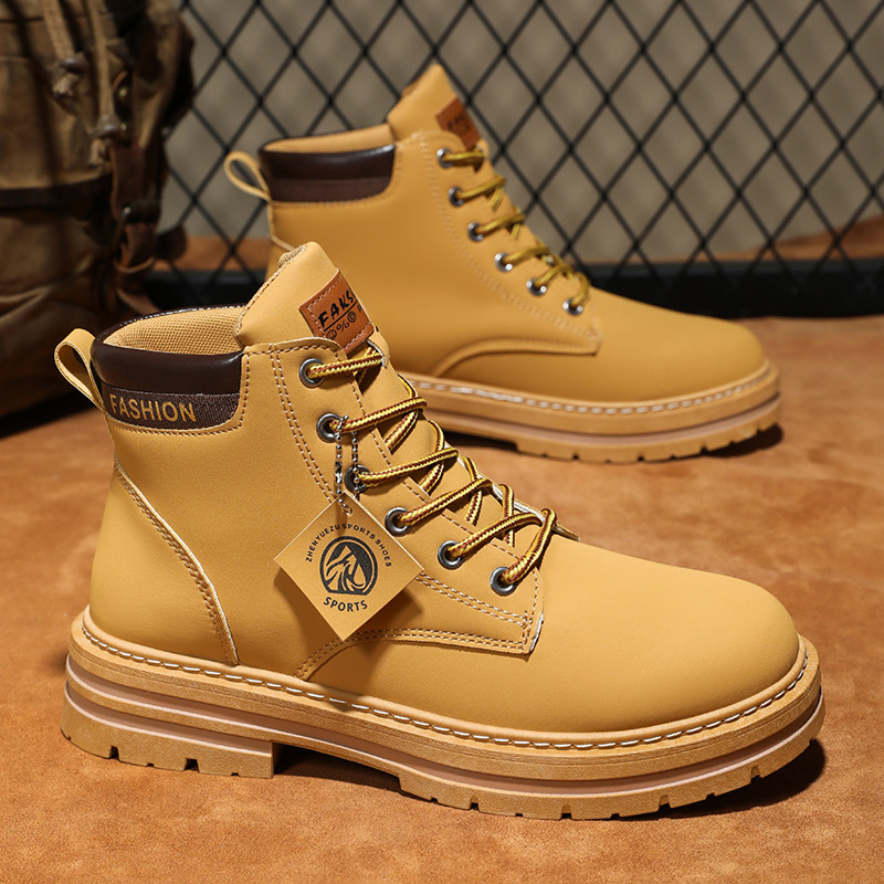 Sepatu Boots Tinggi Pria 2025  - Mens Fashion Autumn 2025 ulasan dan harga
