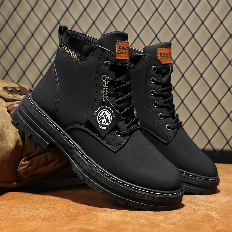 Sepatu Boots Tinggi Pria 2025  - Mens Fashion Autumn 2025 ulasan dan harga