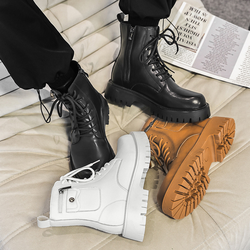 Sepatu Bot Pria Tren 2025 Sepa - Mens Fashion Autumn 2025 ulasan dan harga