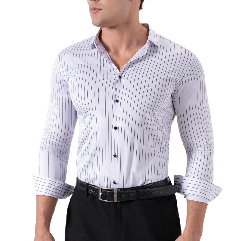 Kemeja Pria Retro Bergaris Ant - Men'S Fashion Formal ulasan dan harga