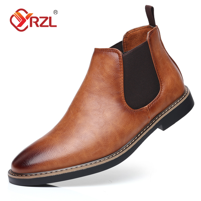 Sepatu Boots Chelsea Pria YRZL - Mens Fashion Autumn 2025 ulasan dan harga