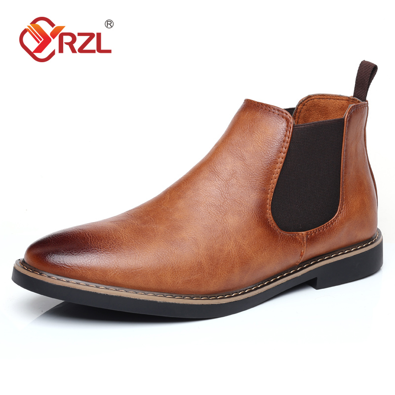 Sepatu Boots Chelsea Pria YRZL - Mens Fashion Autumn 2025 ulasan dan harga