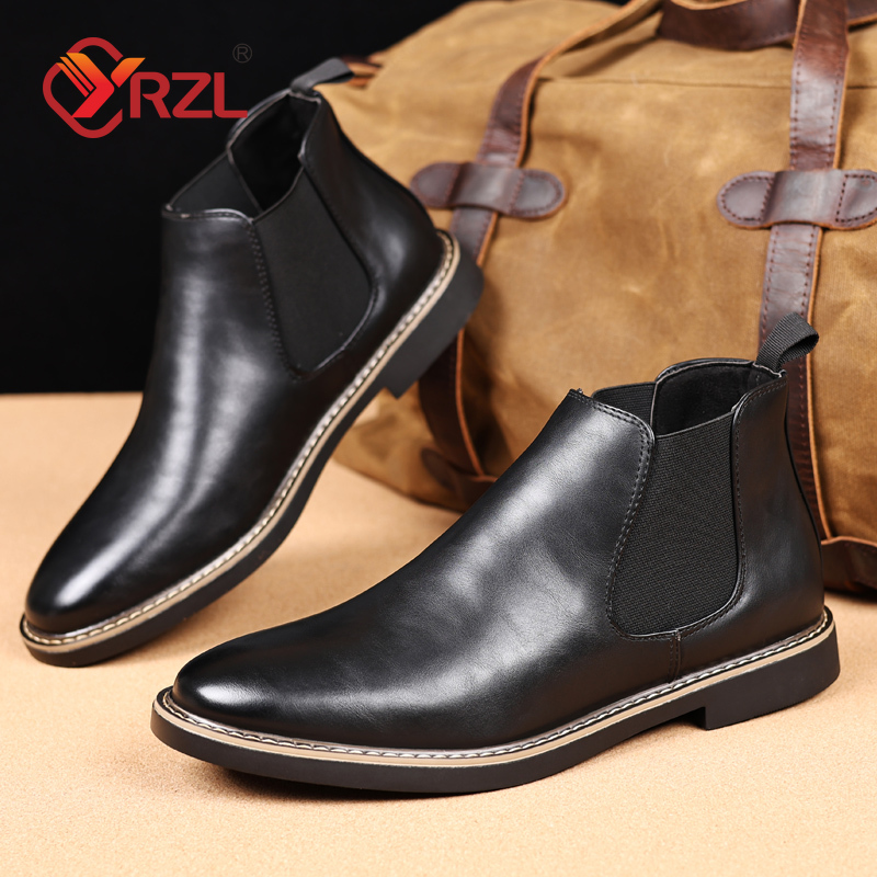 Sepatu Boots Chelsea Pria YRZL - Mens Fashion Autumn 2025 ulasan dan harga