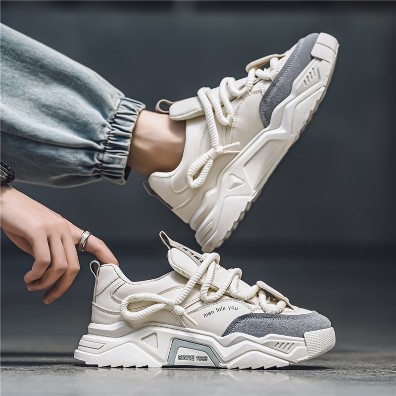 Sepatu Sneakers Kasual Pria Te - Mens Fashion Autumn 2025 ulasan dan harga