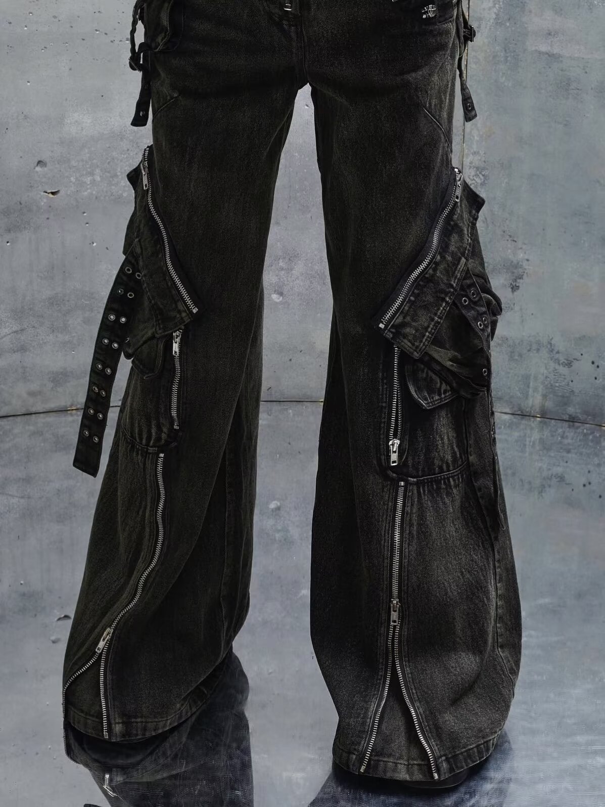 Celana Jeans Hitam Y2K Gothic  - Men'S Fashion With Baggy Jeans ulasan dan harga