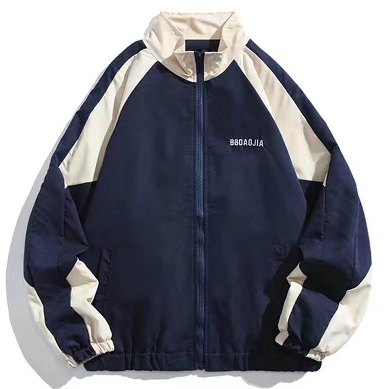 Jaket Varsity Pria Hip Hop, Ja - Varsity Jacket Letterman ulasan dan harga