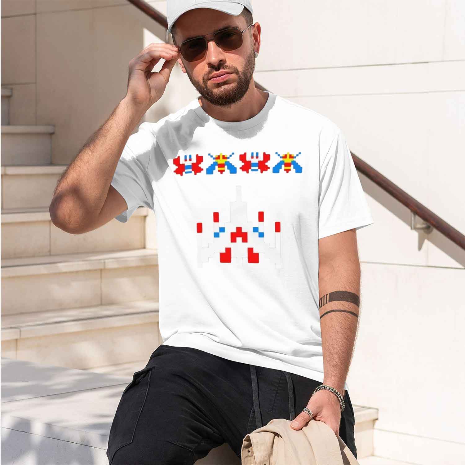 Kaus Vintage Game Video Galaga - Men'S Fashion 70S ulasan dan harga