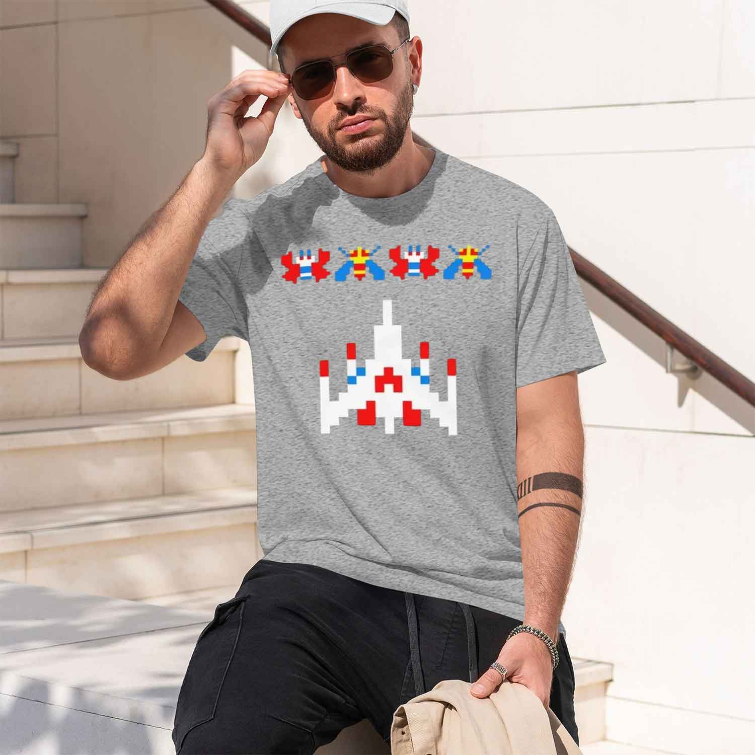 Kaus Vintage Game Video Galaga - Men'S Fashion 70S ulasan dan harga