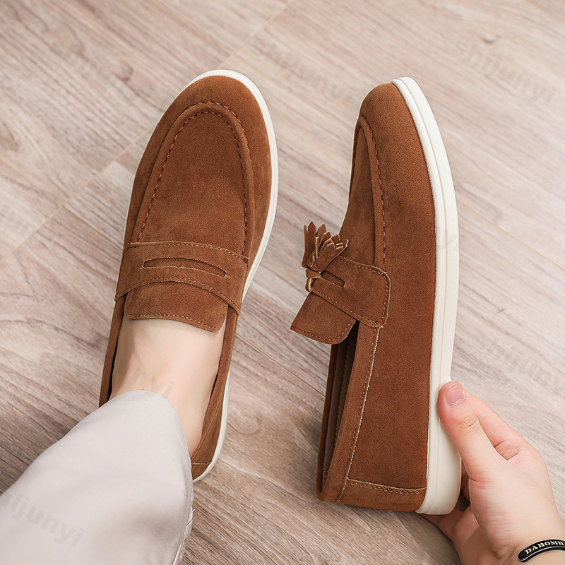 Sepatu Loafer Pria Suede Frost - Mens Fashion Autumn 2025 ulasan dan harga