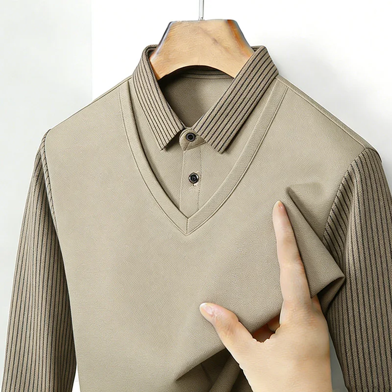 Kemeja Pria Dua Potong Palsu K - Mens Fashion Wear ulasan dan harga