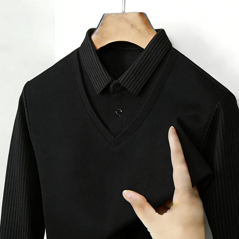 Kemeja Pria Dua Potong Palsu K - Mens Fashion Wear ulasan dan harga