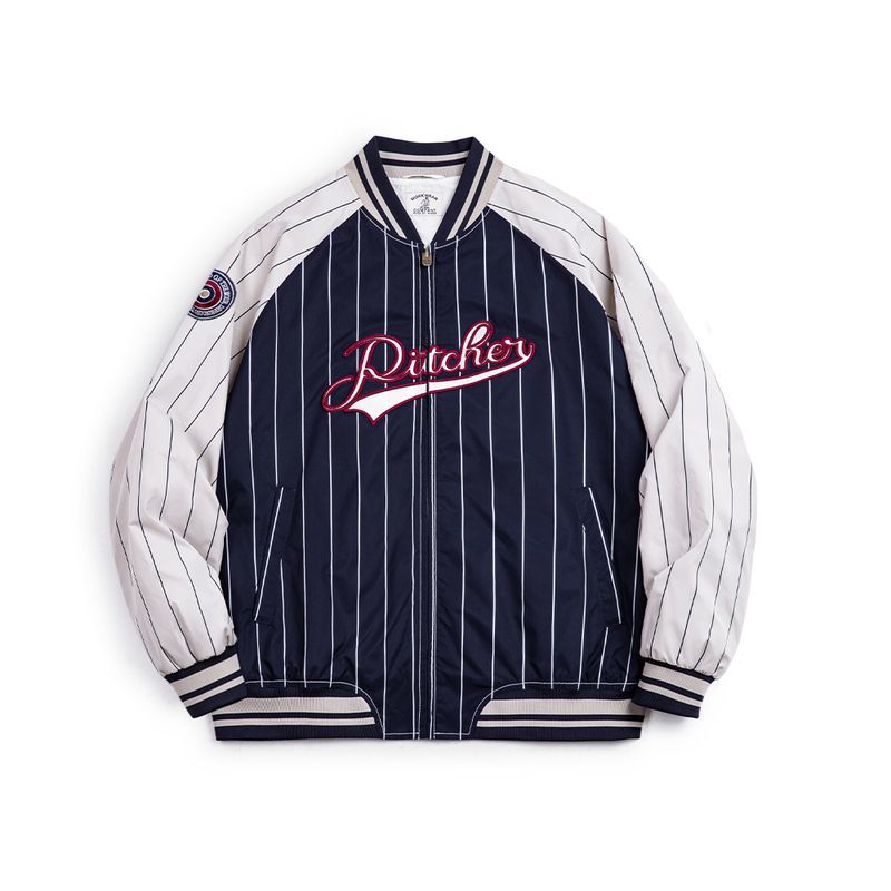 Jaket Baseball Retro Amerika B - Varsity Jacket Letterman ulasan dan harga