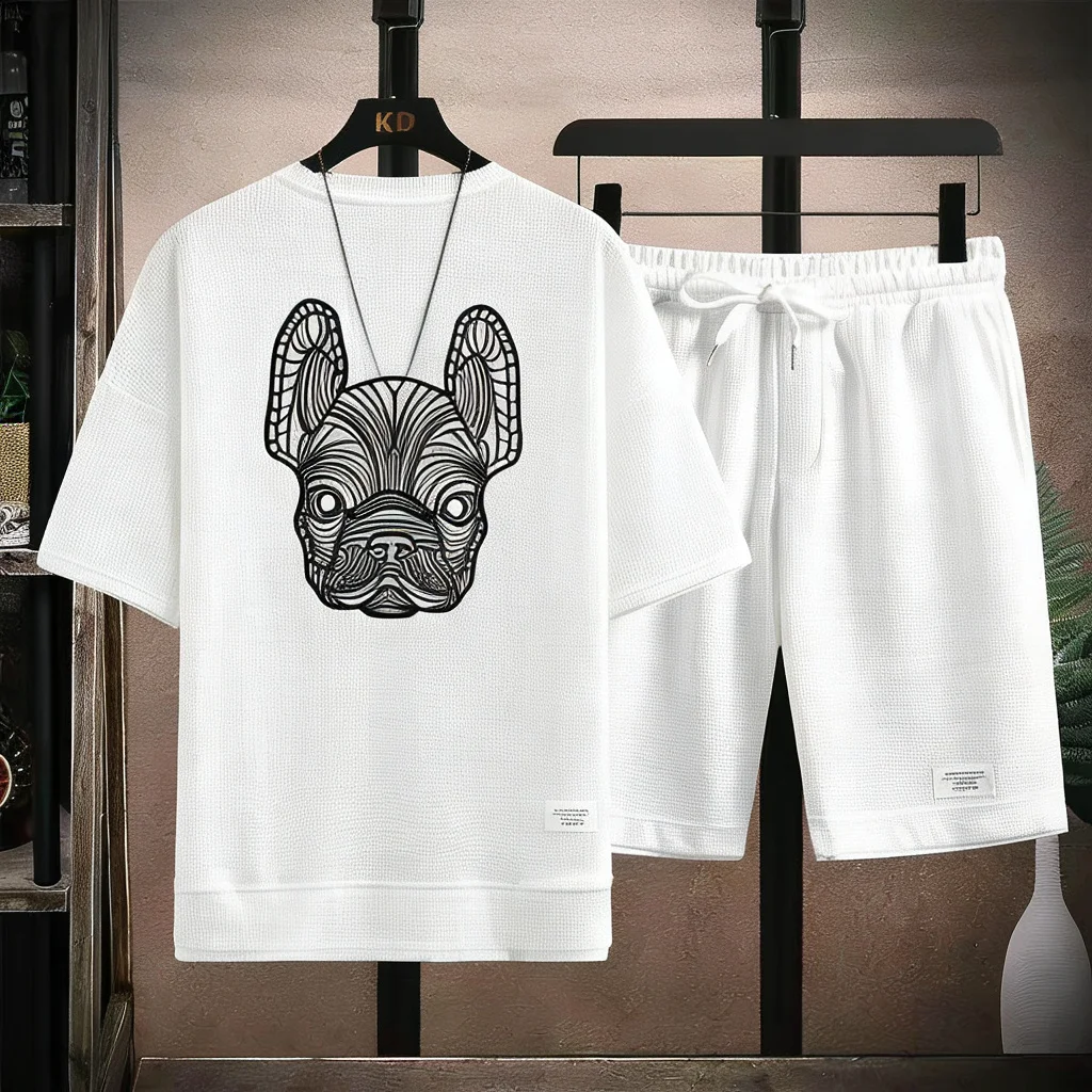 Setelan Kaos Lengan Pendek dan - Mens Fashion Wear ulasan dan harga