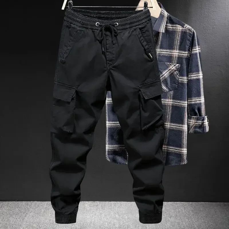 Celana panjang pria, celana ka - Mens Fashion Cargo Pants ulasan dan harga