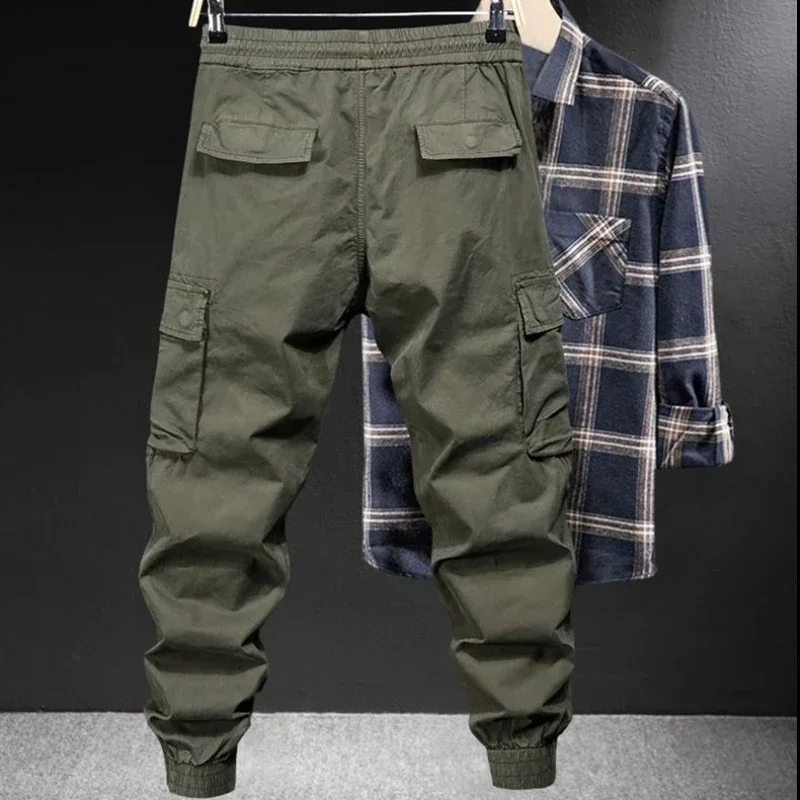 Celana panjang pria, celana ka - Mens Fashion Cargo Pants ulasan dan harga