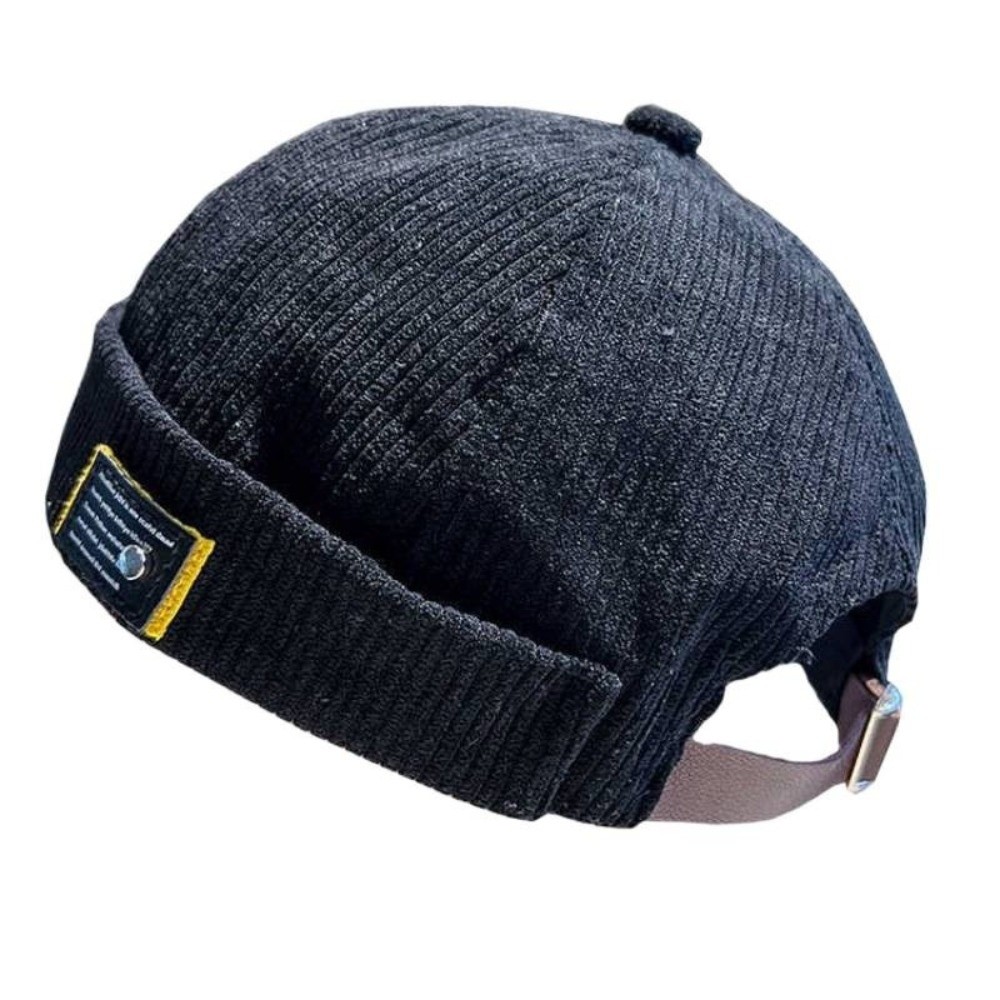 Topi Docker Kain Corduroy Gaya - Beanie Winter Hat ulasan dan harga